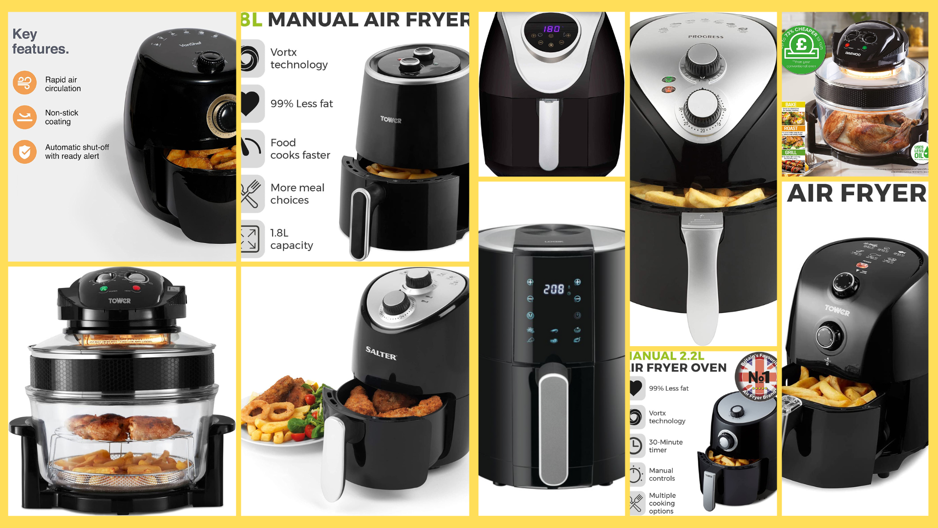 21 Air Fryers Under £50