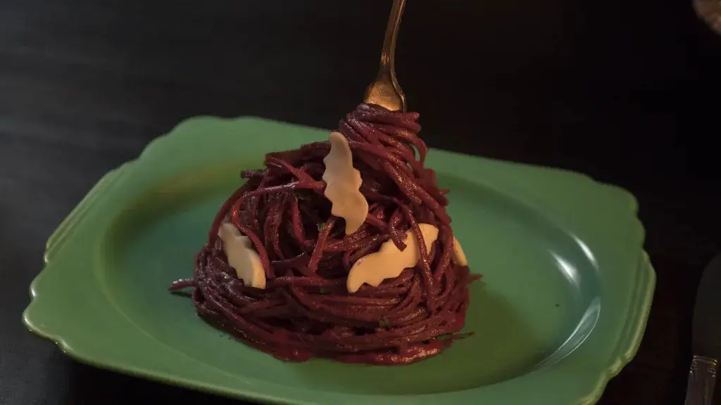Bloody Red Wine Pasta with Mozzarella Bats | Food