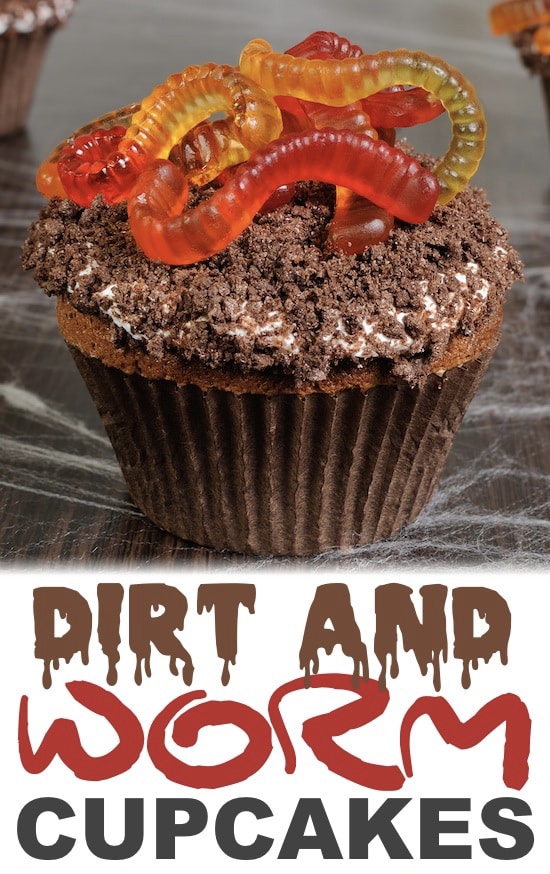 Dirt and Worm Cupcakes | Listoic