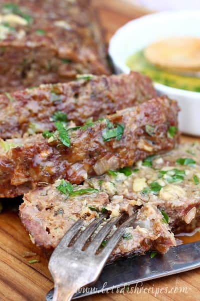 Garlic Herb Meatloaf | Let’s Dish Recipes