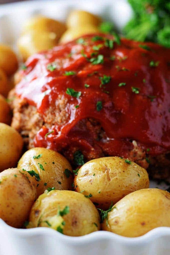 Instant Pot Meatloaf and Potatoes | Soulfully Made