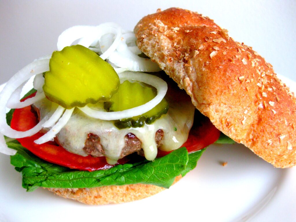 Meatloaf Burgers with Extra Sharp Cheddar | Andie Mitchell