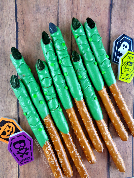 Pretzel Witch Wart Fingers | Crafty Morning