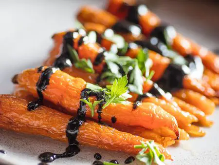 Roasted Carrots With Black Sesame Dressing Recipe | Serious Eats