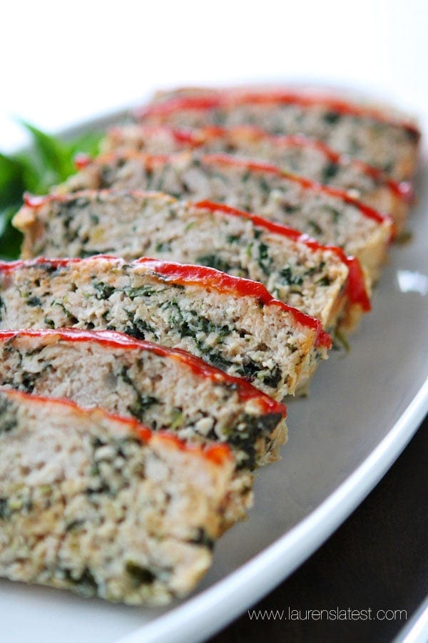 Turkey Meatloaf Florentine | Lauren’s Latest