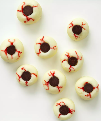 White Chocolate Ganache Eyeballs | Real Simple