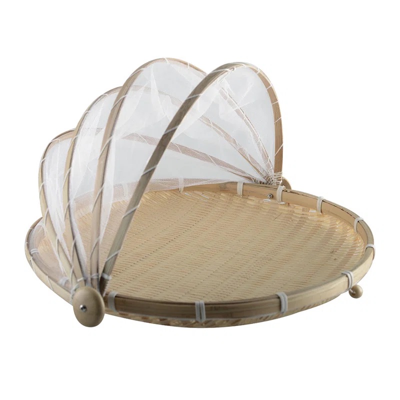 Aulica Round Bamboo Serving Dish - Wayfair