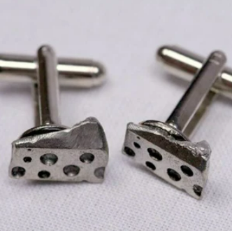 Cheese Cuff Links - Classic Cufflinks - Etsy