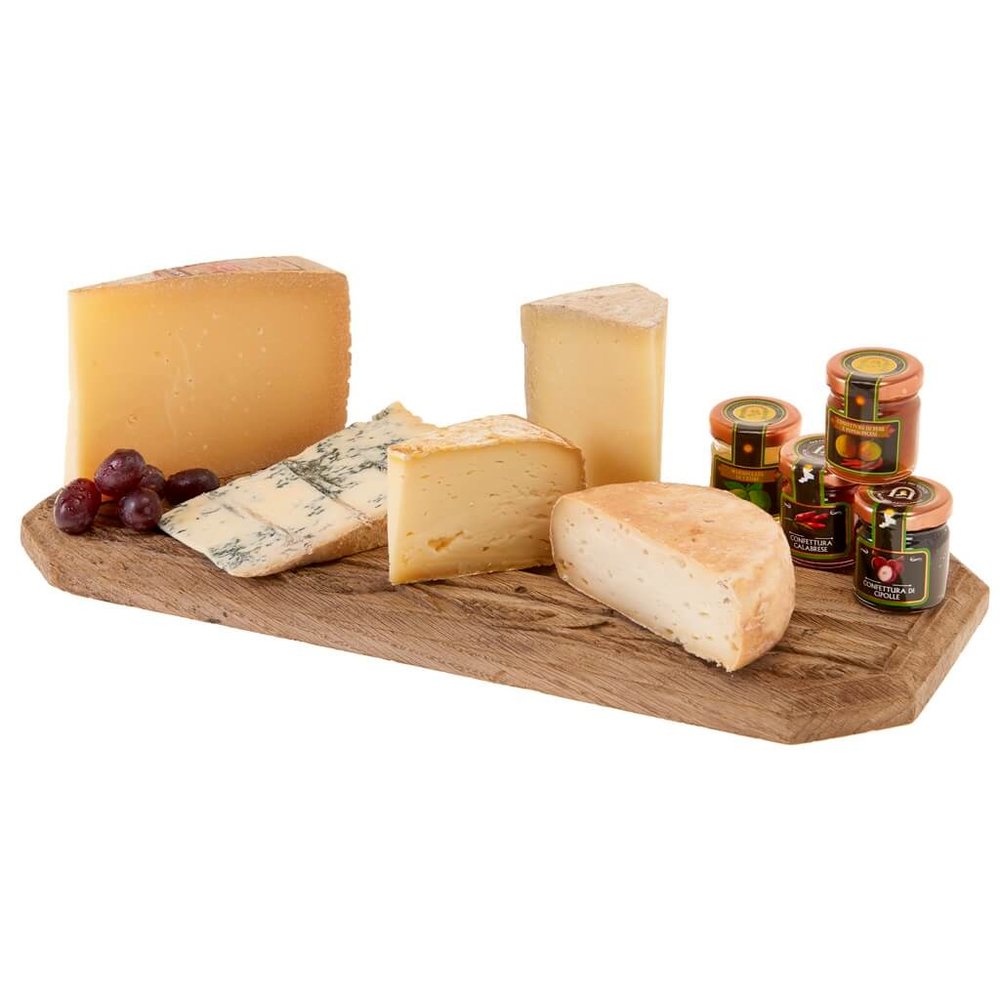 Italian Cheese Platter with Mini Jams - Vorrei Italian Hampers - The Food Market