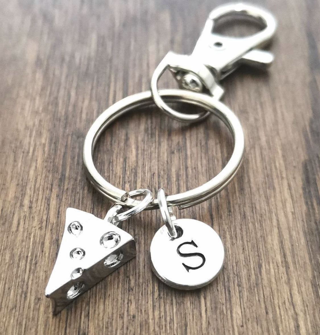 Personalised Cheese Keyring | You Love You Shop - Etsy