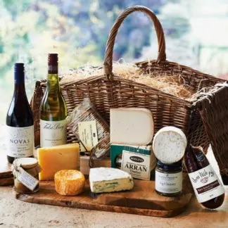 The Huntsman’s - Cheese & Wine Hamper | Real Food Hub