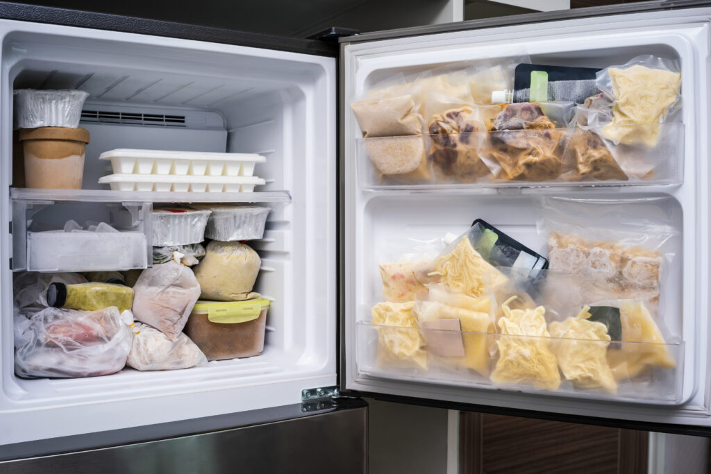 Power Cut Freezer Food