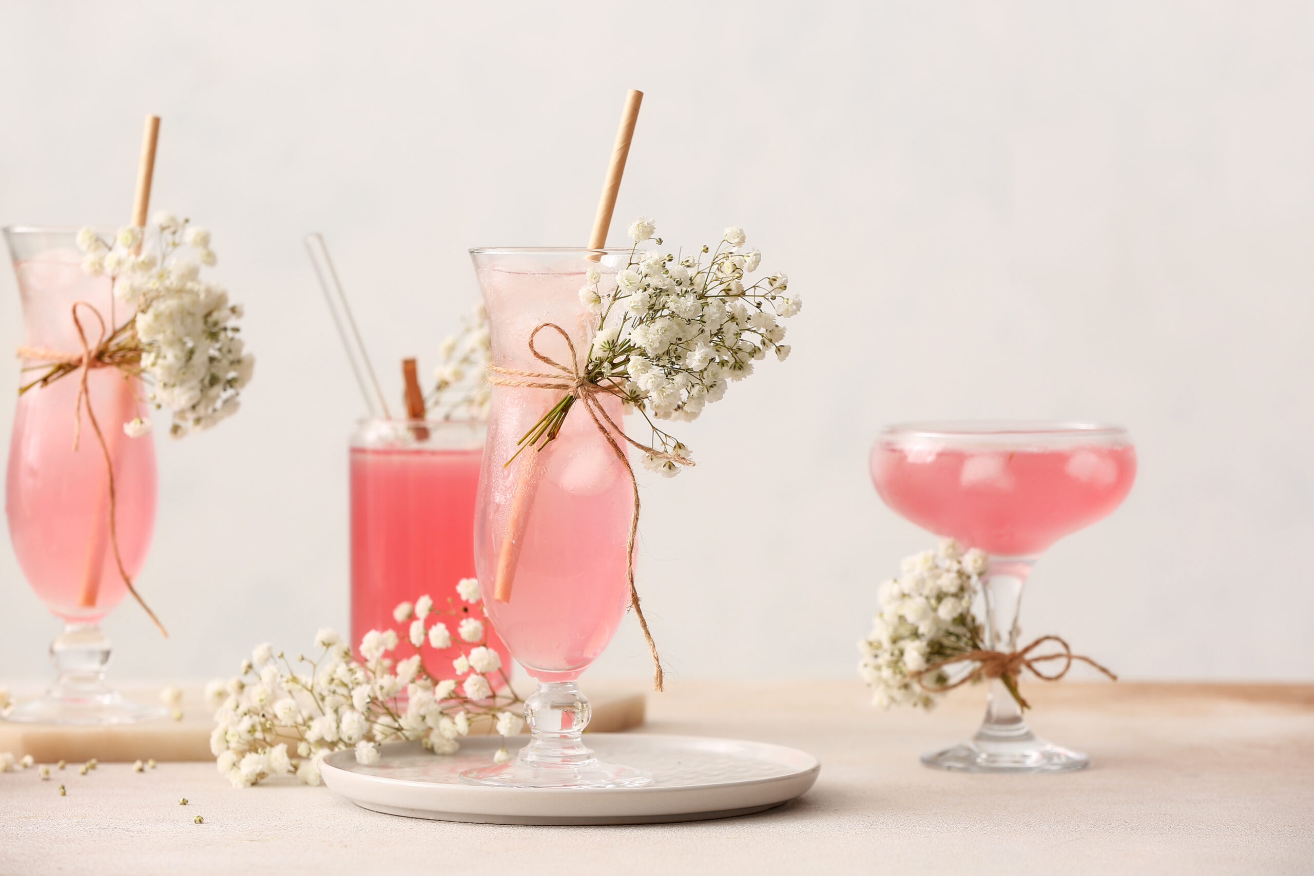 How to Make Rhubarb and Rose Water Gin Spritz