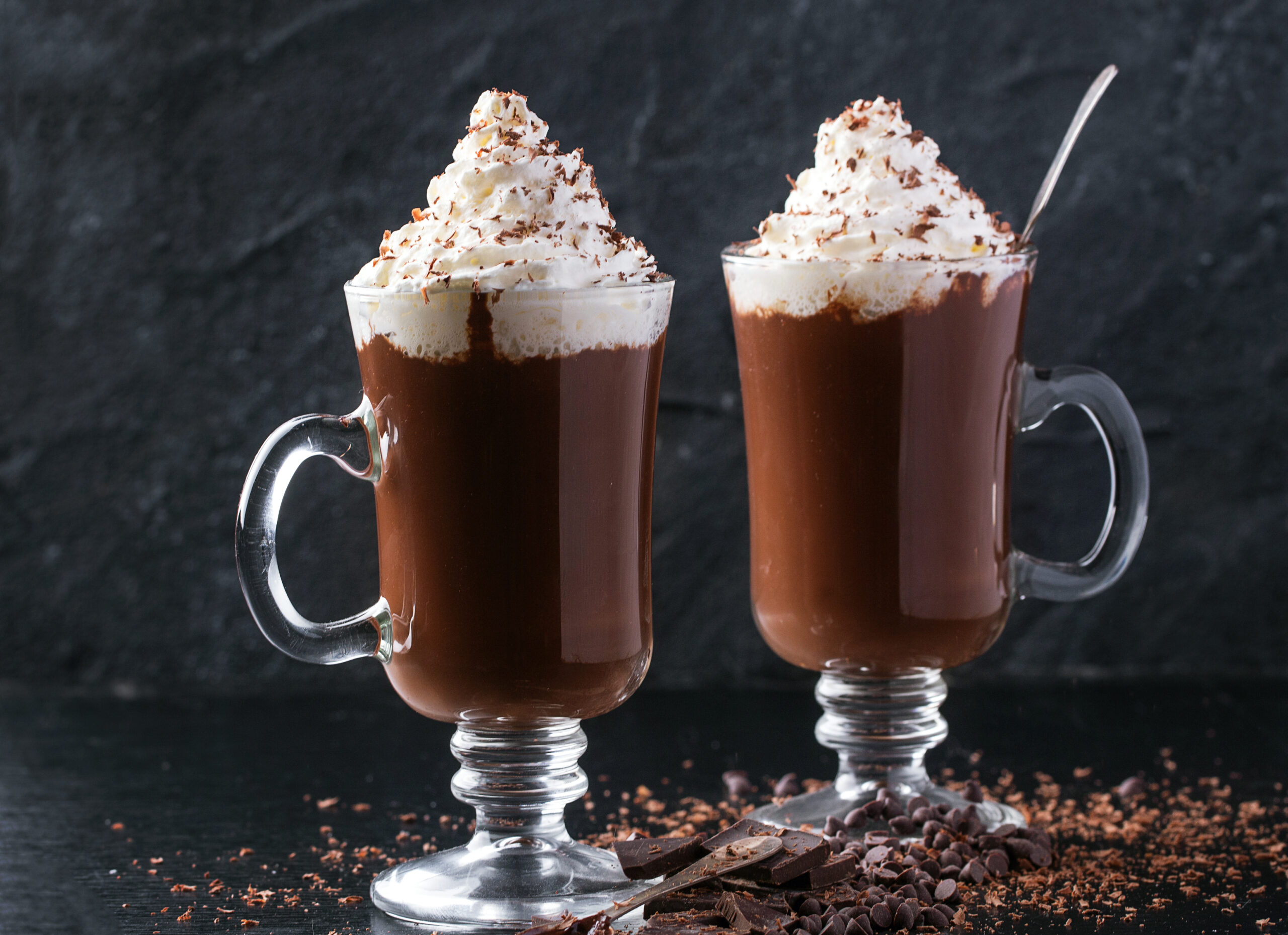 How to Make a Hot Chocolate Kiss Cocktail