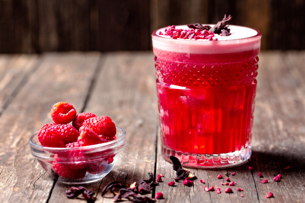 Raspberry Love Potion Cocktail