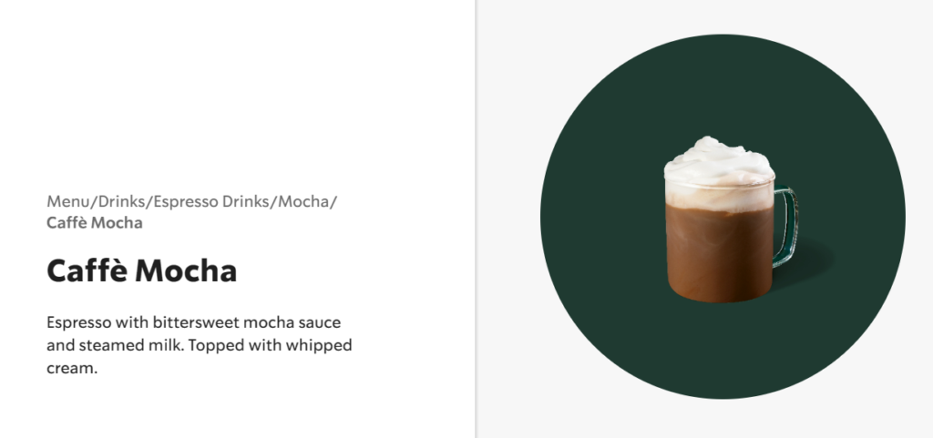 Starbucks Caffe Mocha