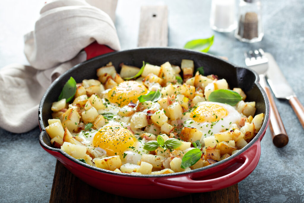 Breakfast with Egg and Potato Ideas