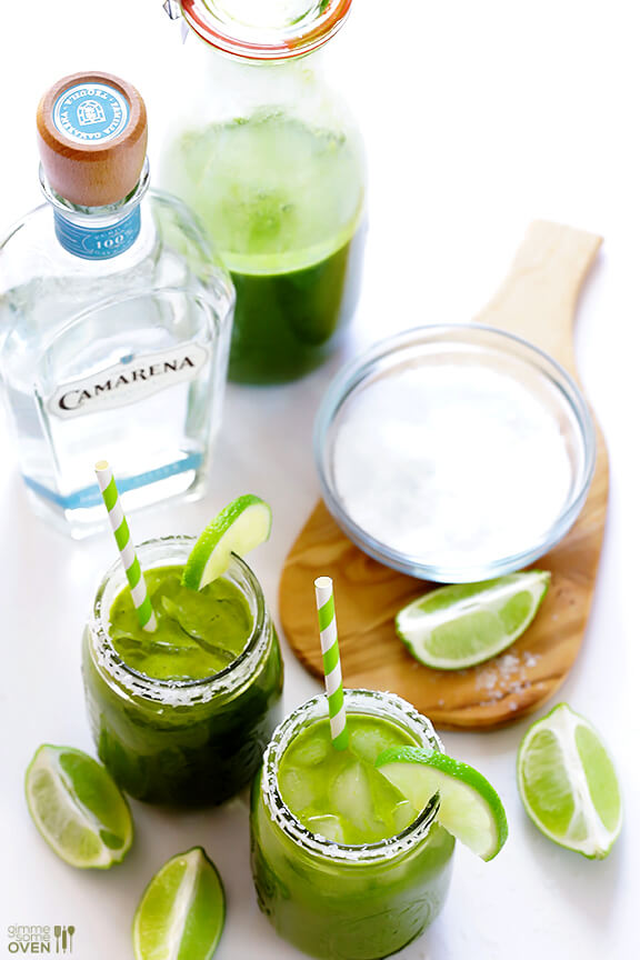 Easy Green Margaritas - Gimme Some Oven