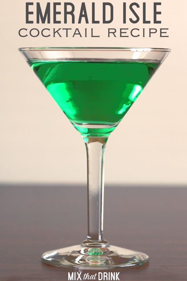 Emerald Isle Cocktail - Mix that Drink