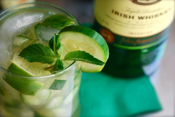 Green Whiskey Smash - Always Order Dessert