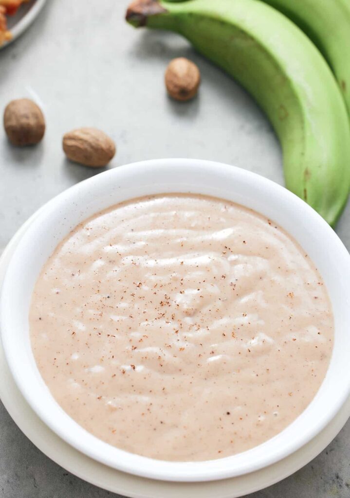 Jamaican Green Banana Porridge - My Forking Life