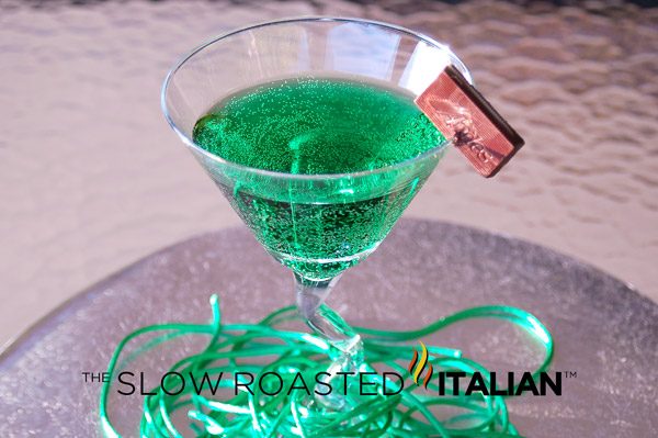 Mint Chocolate Shamrocktini - The Slow Roasted Italian