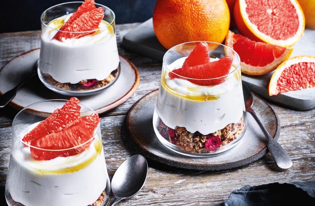 Pink Grapefruit Breakfast Pots - Tesco Real Food