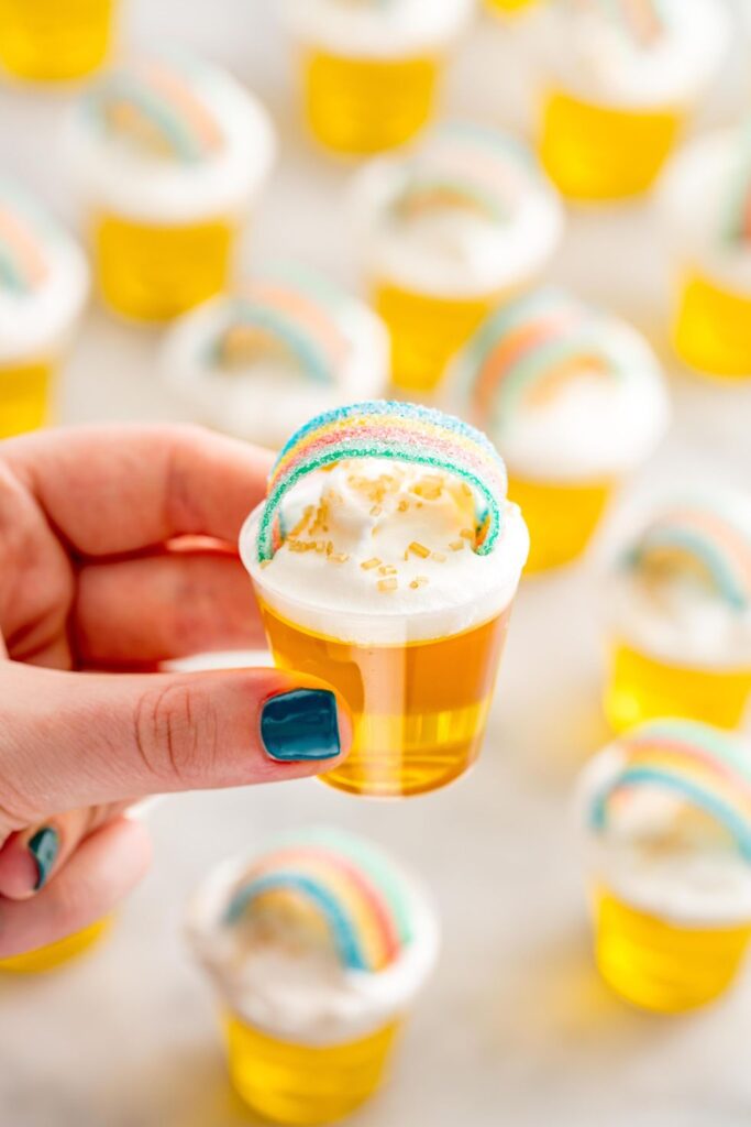 Pot o Gold Jello Shots - Delish