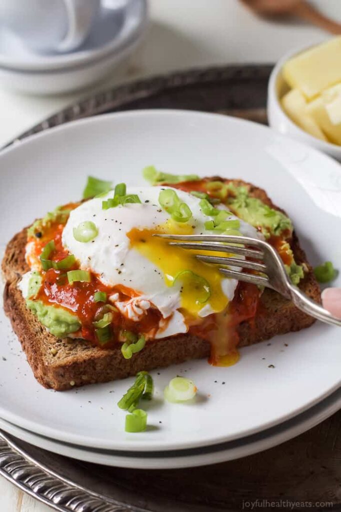 Ricotta Avocado Toast with Poached Egg - Joyful Healthy Eats