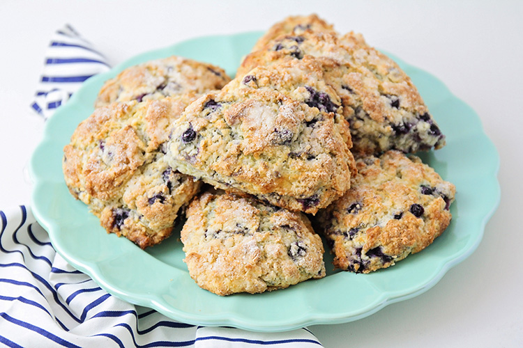 Wild Blueberry Scones - One Little Project