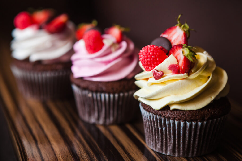 Cupcakes with Strawberries Recipes UK