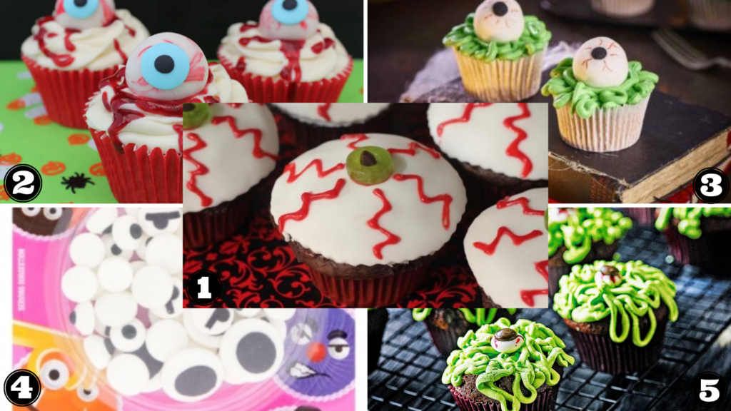 Eyeball Cupcake Recipes for Halloween