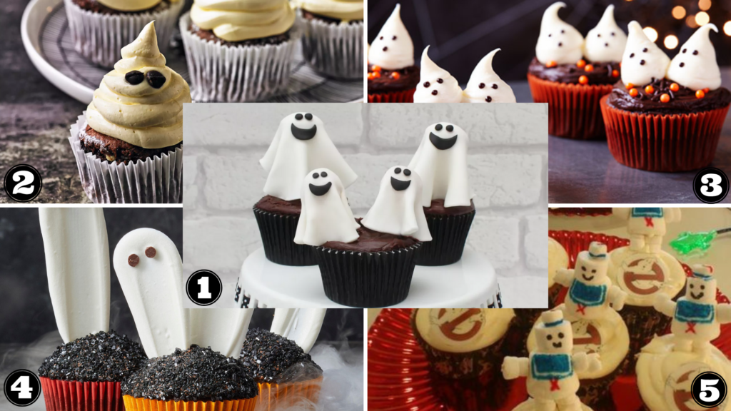 Ghost Cupcakes for Halloween