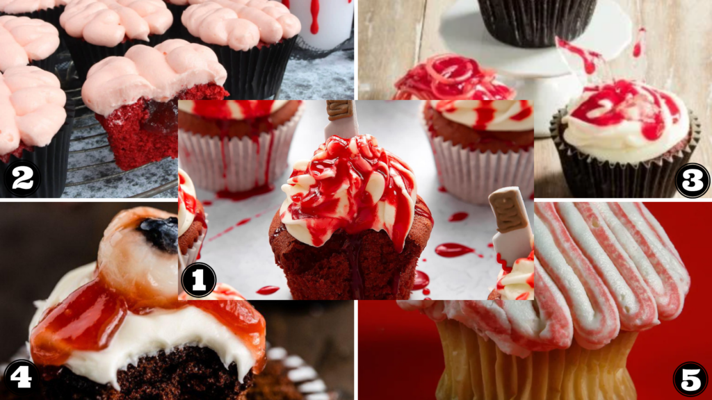 Gory and Gruesome Halloween Cupcakes