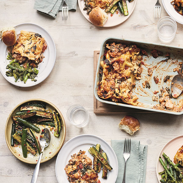 Chicken, Spinach, and Tomato Lasagne by Mary Berry UK