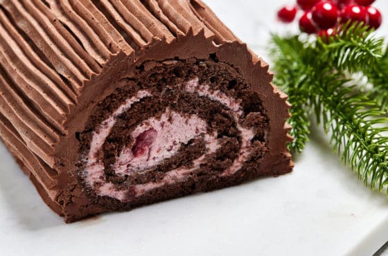 Black Forest Yule Log by British Bakels