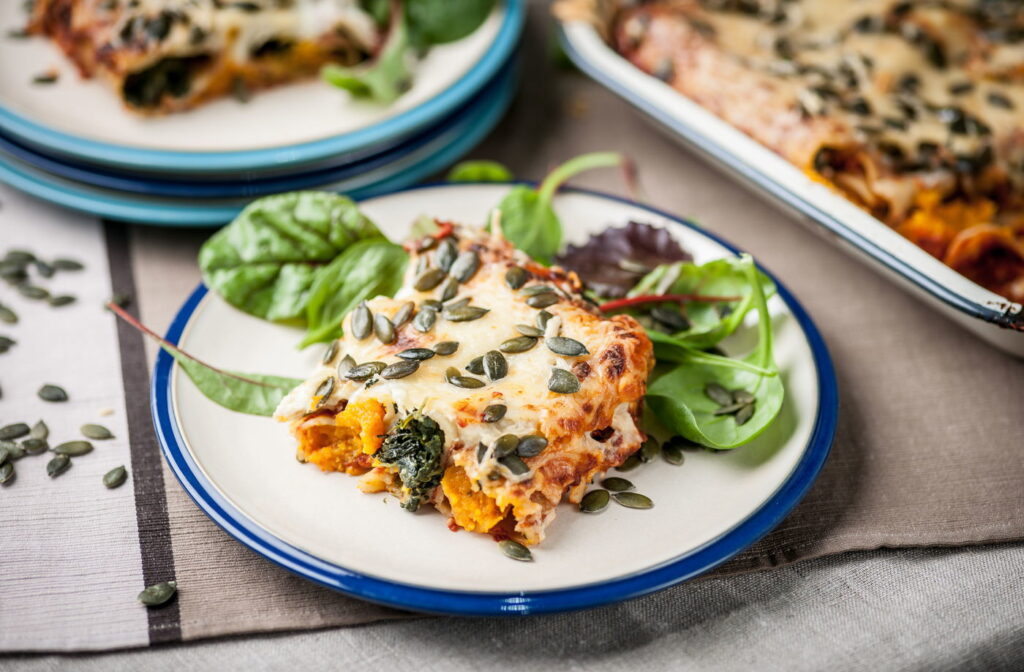 Cannelloni with Spinach, Pumpkin, and Nutmeg by Tesco Real Food