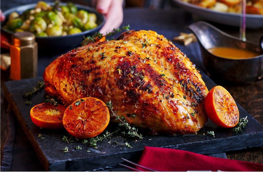 Clementine, Thyme, and Honey-Glazed Turkey by Tesco