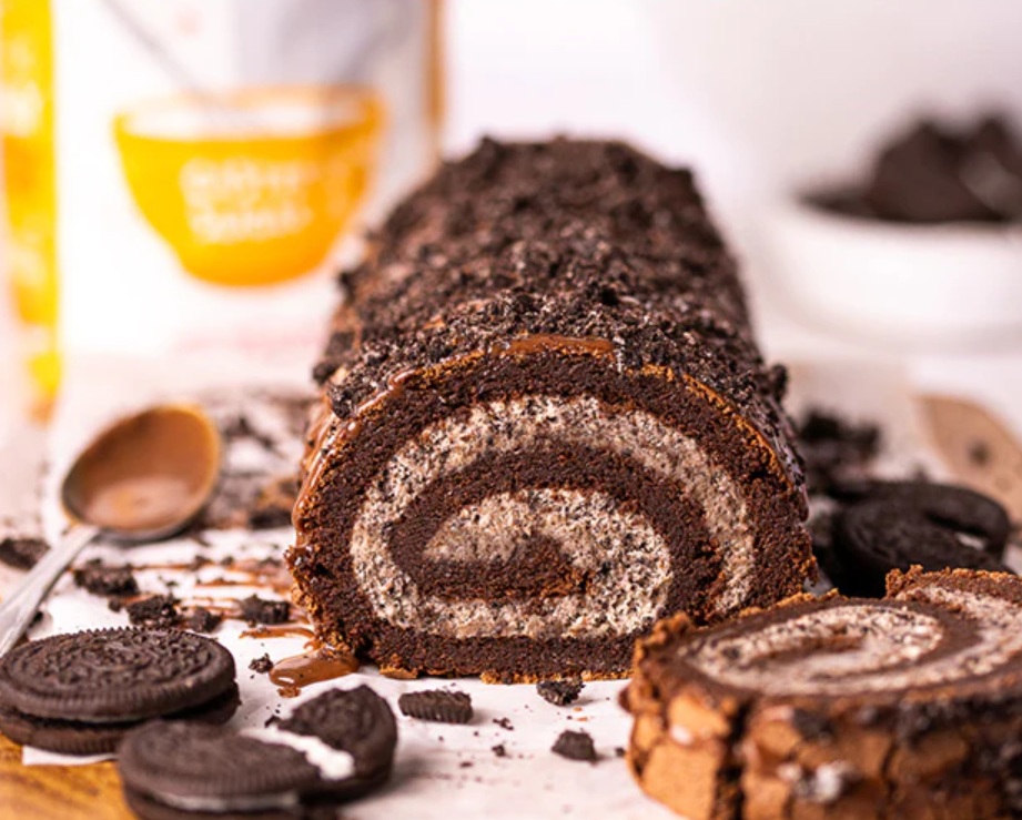 Cookies and Cream Roulade by Whitworths Sugar