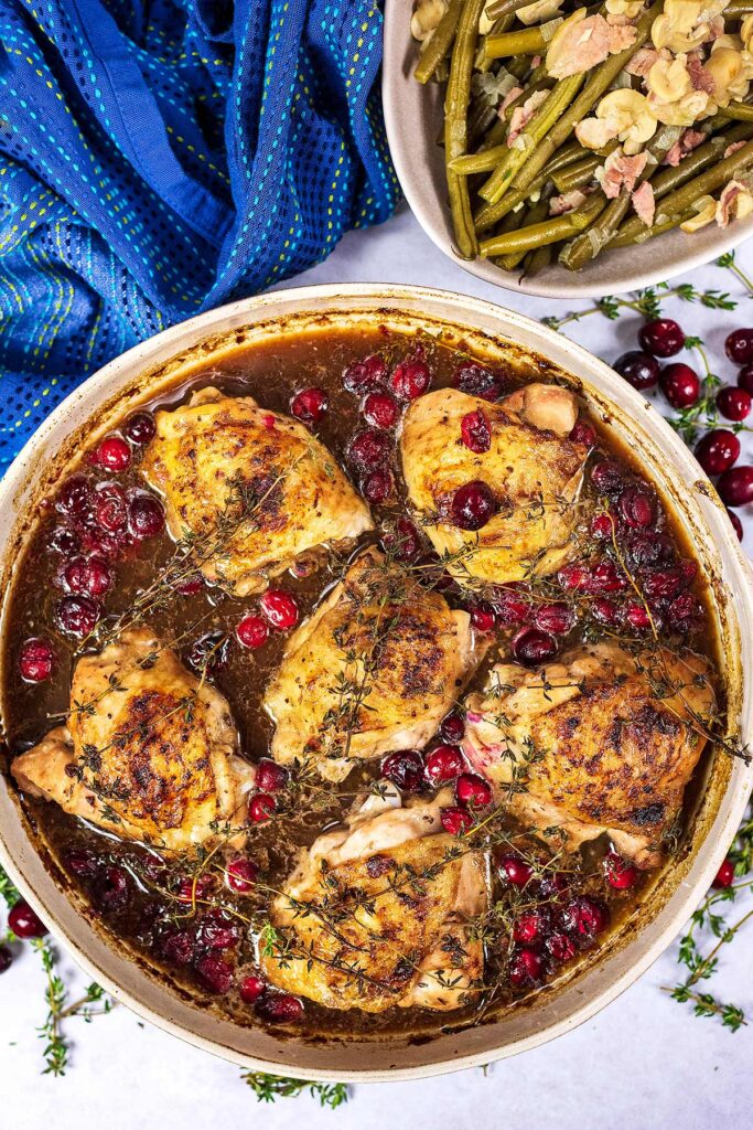 Cranberry Chicken by Hungry Healthy Happy