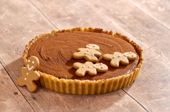 Gingerbread and Amaretto Chocolate Tart by British Bakels