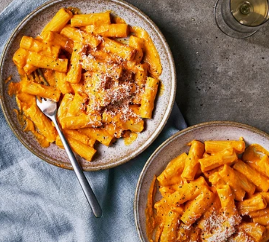 Mascarpone and Parmesan Pumpkin Pasta by BBC Good Food