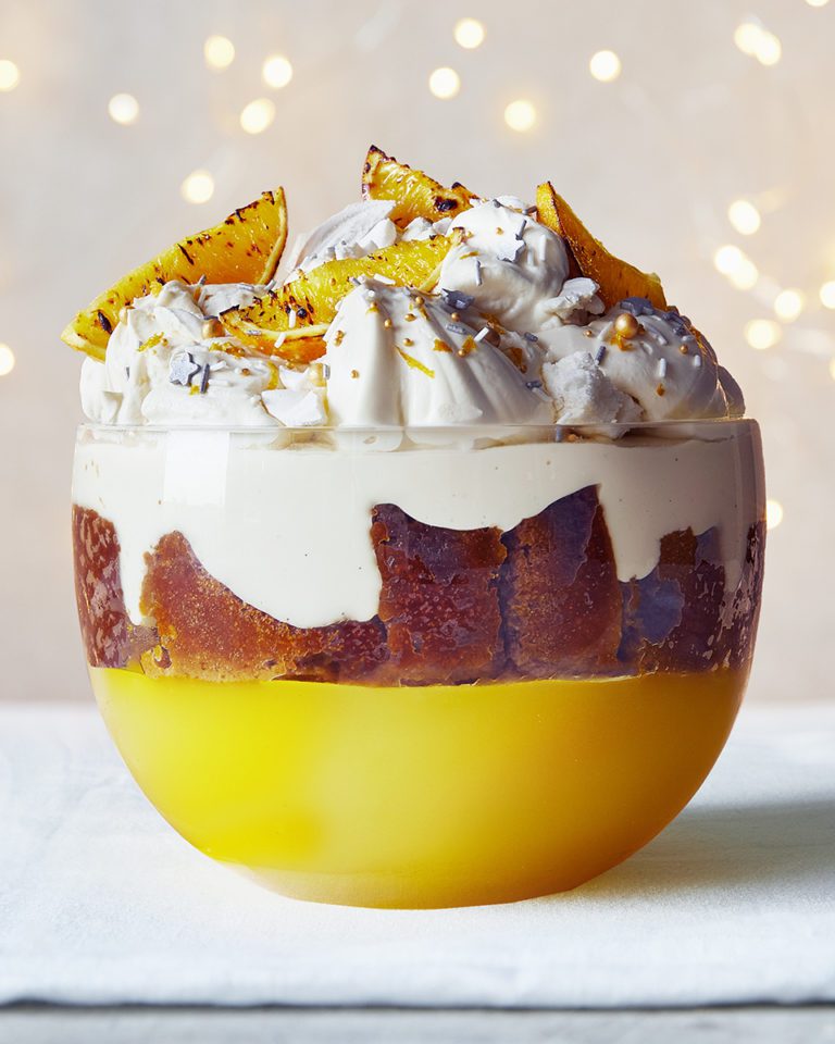 Orange and Ginger Cake Trifle by Delicious Magazine