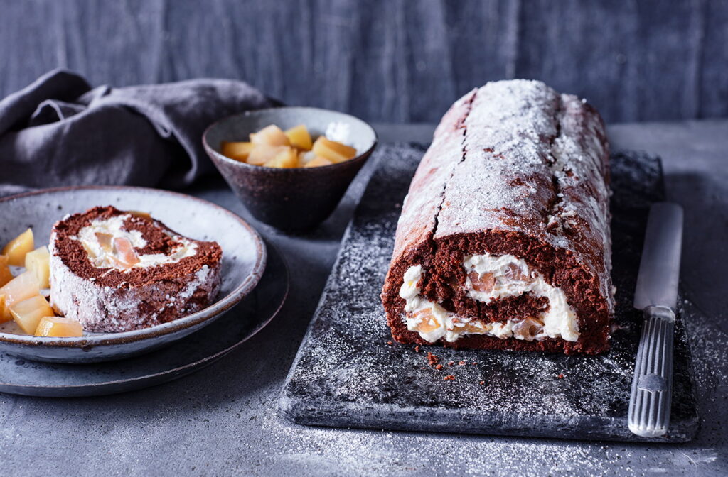 Pear and Whisky Chocolate Roulade by Tesco Real Food