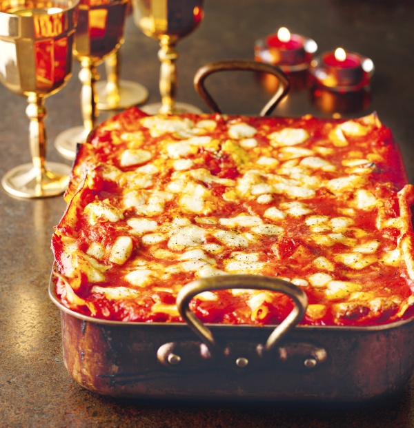 Pumpkin and Goat’s Cheese Lasagne by Lis Parsons Nigella Lawson