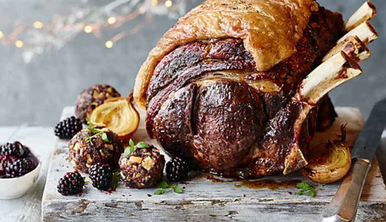 Roast Rib of Beef with Blackberries by Asda