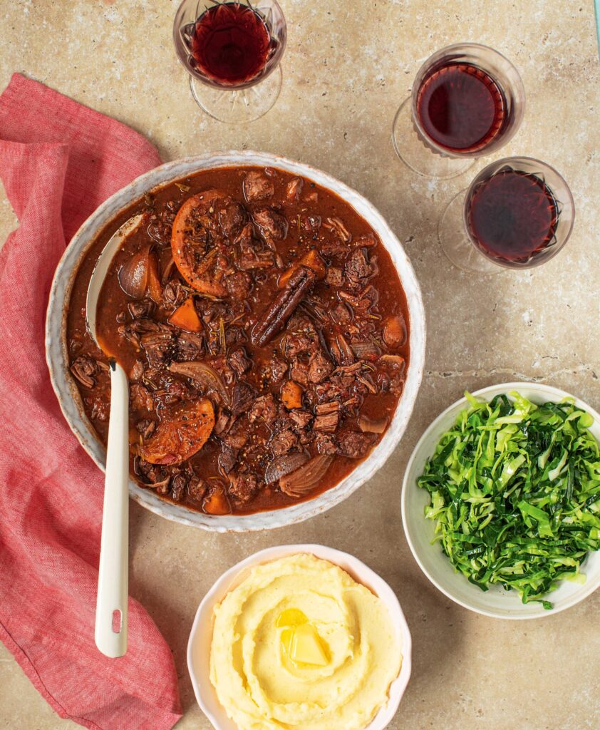 Slow Cooker Mulled Wine Brisket by Bored of Lunch THF