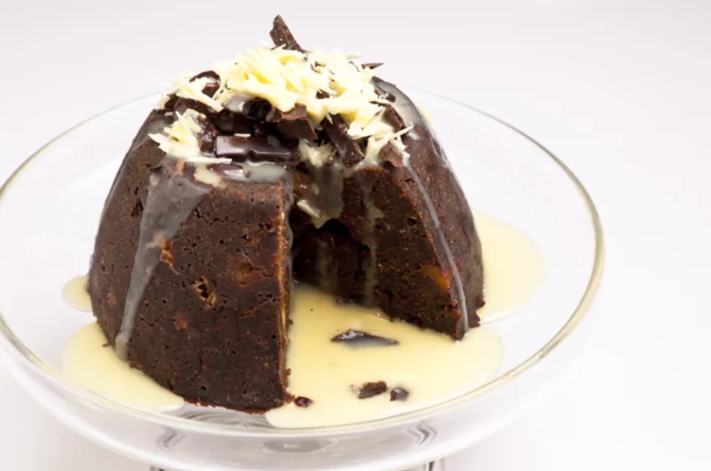 Three-Chocolates Christmas Pudding by Paul A Young GBC