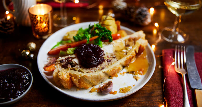 Turkey, Cranberry, and Pecan Wellington by Jus-Rol