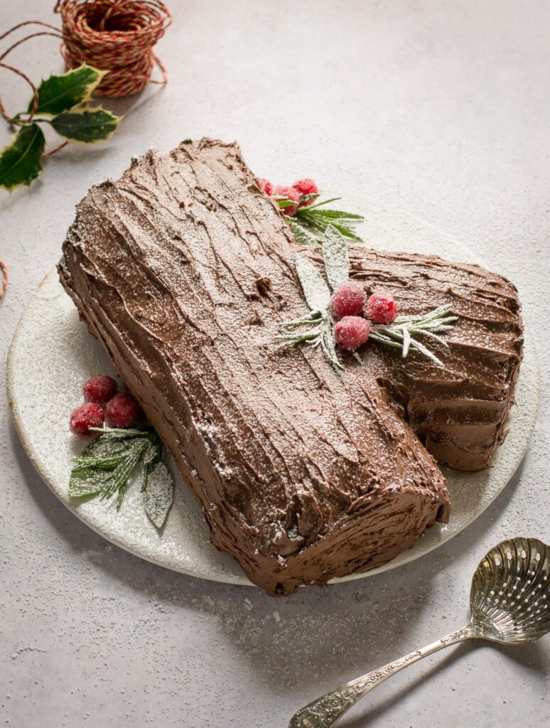 Vegan Christmas Yule Log by The Veg Space